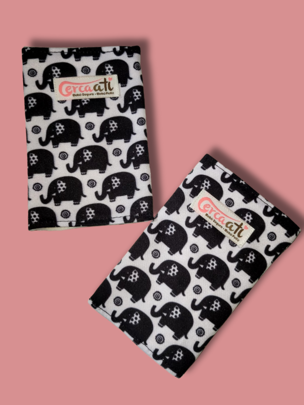 PROTECTORES DE TIRANTES ELEFANTES NEGROS
