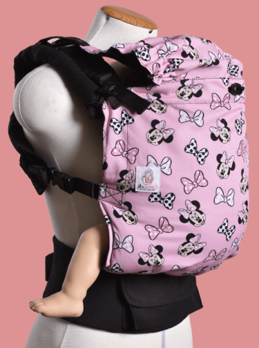 NEGRO MINNIE LAZO F/ROSADO
